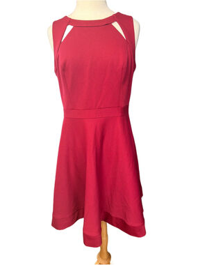 MBN Red Cutout Sleeveless Dress XL
